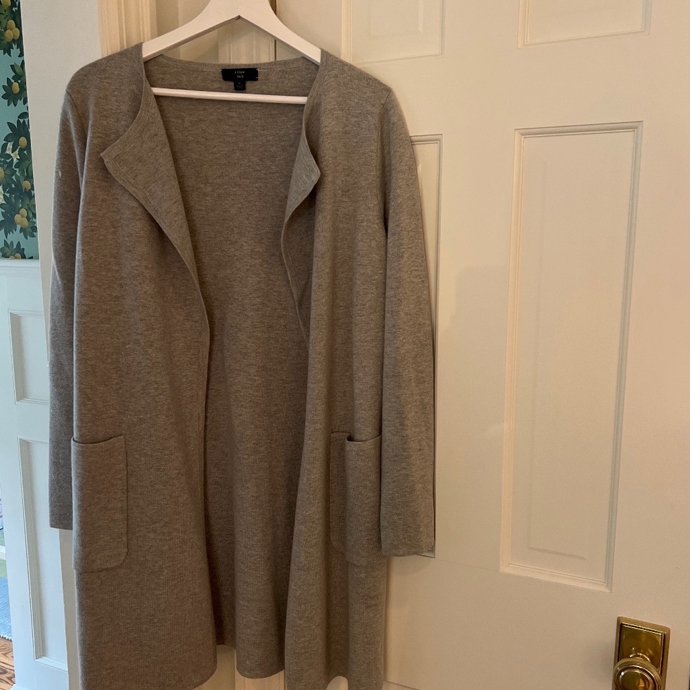 J. Crew Juliette Colarless Sweater-Blazer